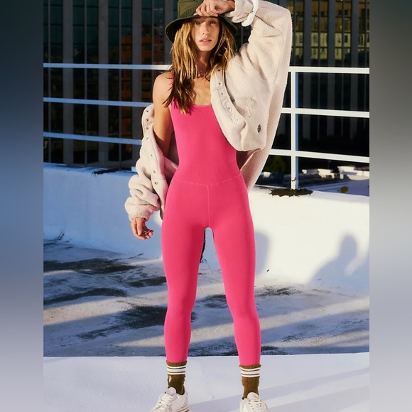 Free People Good Karma Onesie in “Berry” Size XS/S NWOT $98 - Picture 3 of 13